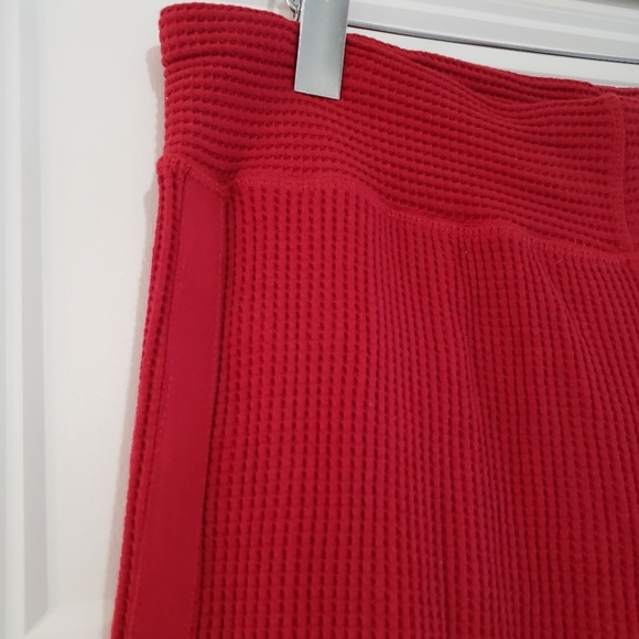 The Vault Cornell Collegiate Waffle Knit Long Shorts Mens M Big Red Drawstring - Picture 7 of 10